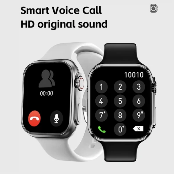 Ultra serisi 8 NFC Akıllı Saat Bluetooth çağrı IP68 su geçirmez kablosuz şarj 2 inç HD ekran