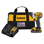 DEWALT 20V Maks Darbeli Vidalama Kiti, 1/4 İnç Made in USA