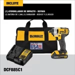 DEWALT 20V Maks Darbeli Vidalama Kiti, 1/4 İnç Made in USA