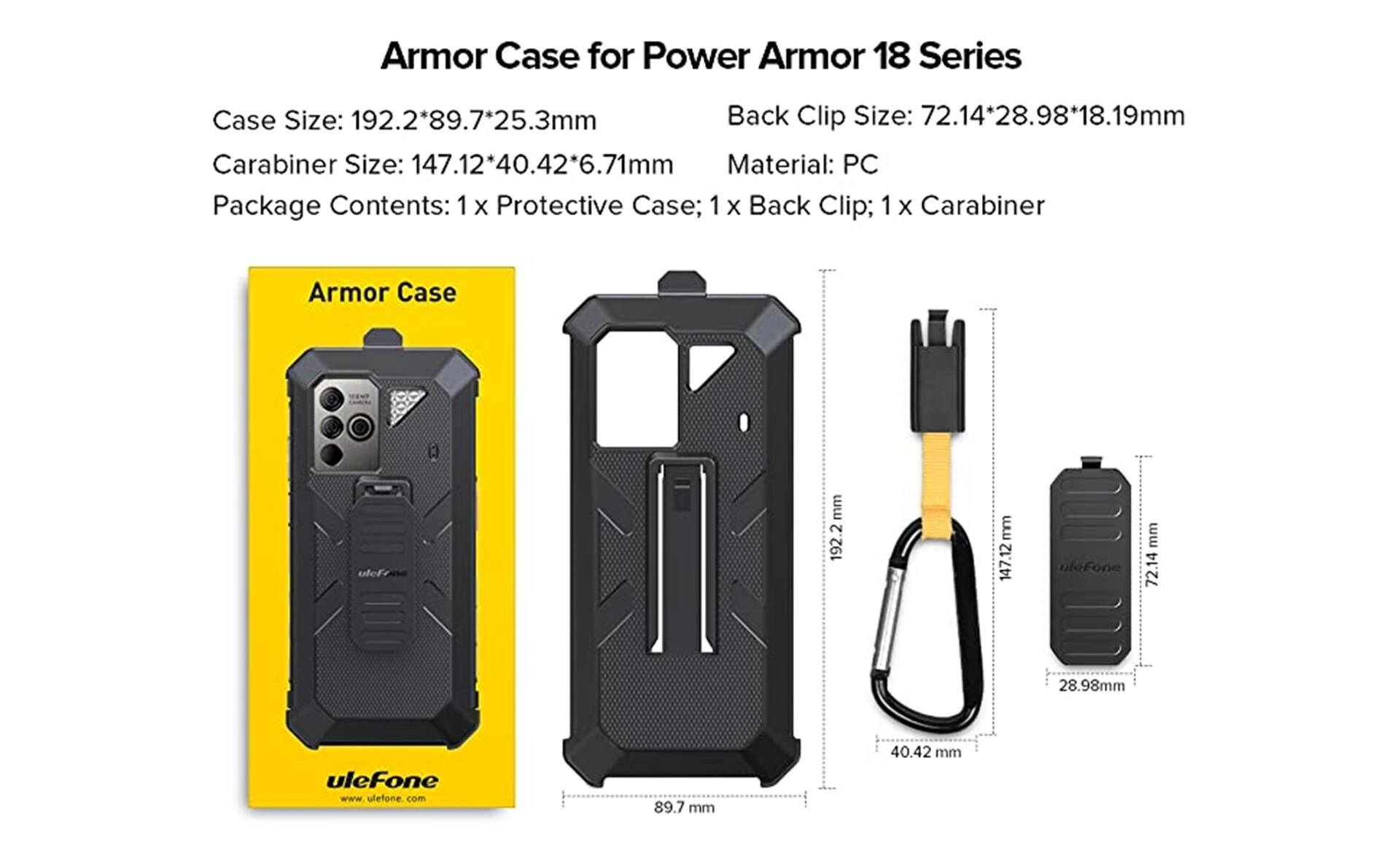 Ulefone Armor 18T Orijinal Lisanslı Koruma Kılıfı