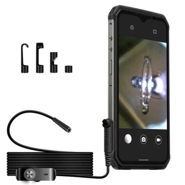 Ulefone Endoscope IP67 Su Geçirmez 3'ü 1 Arada Endoskop, Yarı Sert Muayene Kamerası
