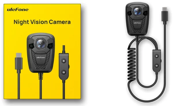 Ulefone Gövde Kamerası Video Kaydedici, Gece Görüşlü Giyilebilir Vücut Kamerası