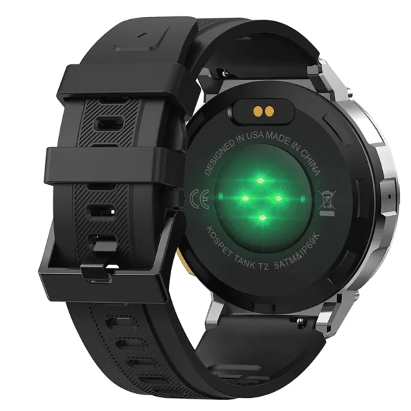 Kospet Tank T2 1,43" AMOLED Ekran Tek Anahtarla HIFI Bluetooth Aramaları Tam Metal Gövde