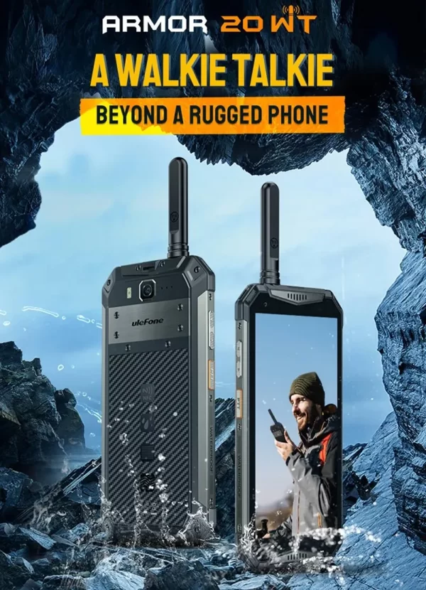 Ulefone Armor 20WT Zırhlı Telsiz Özellikli 10850mAh 17GB+256GB Android Telefon