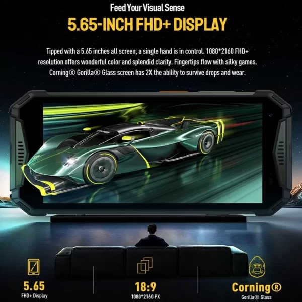 Ulefone Armor 20WT Zırhlı Telsiz Özellikli 10850mAh 17GB+256GB Android Telefon