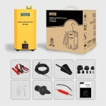 AUTOOL Otomotiv Duman Kaçak Dedektörü Evap Araba Boru Kaçak Test Cihazı Yakıt Kaçağı Bulucu Evrensel  Motosiklet/Araba/Kamyon