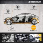AUTOOL Otomotiv Duman Kaçak Dedektörü Evap Araba Boru Kaçak Test Cihazı Yakıt Kaçağı Bulucu Evrensel  Motosiklet/Araba/Kamyon