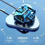 Monster XKT09 Orijinal Kablosuz Bluetooth Oyun kulaklığı TWS Bas HIFI Surround Ses Metal mekanik Kutulu