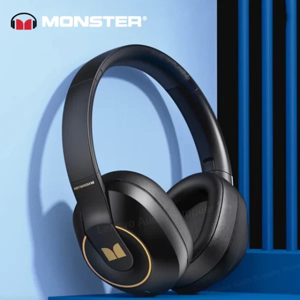MONSTER XKH01 Bluetooth Kulaklık 5.3 Katlanabilir Kulaklık spor Fone Bluetooth Oyun kulaklıkları