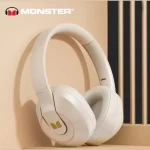 MONSTER XKH01 Bluetooth Kulaklık 5.3 Katlanabilir Kulaklık spor Fone  Bluetooth Oyun kulaklıkları