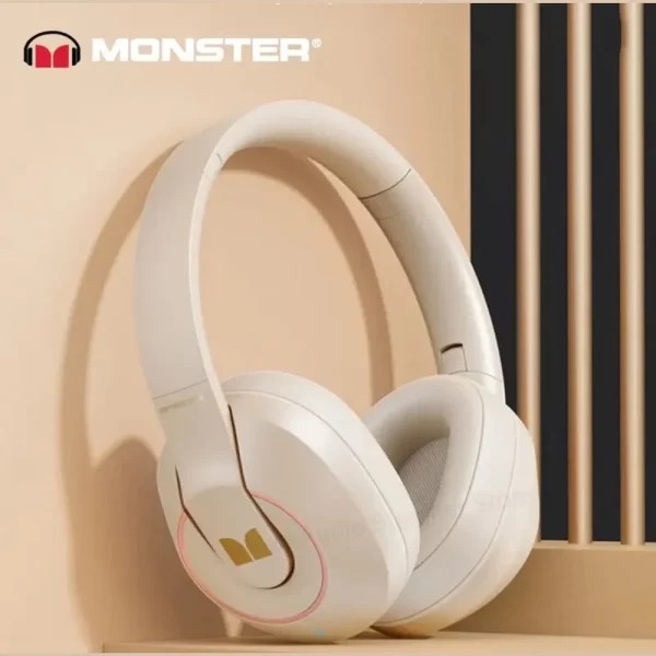 MONSTER XKH01 Bluetooth Kulaklık 5.3 Katlanabilir Kulaklık spor Fone Bluetooth Oyun kulaklıkları