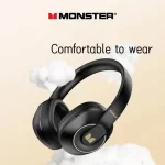 MONSTER XKH01 Bluetooth Kulaklık 5.3 Katlanabilir Kulaklık spor Fone  Bluetooth Oyun kulaklıkları