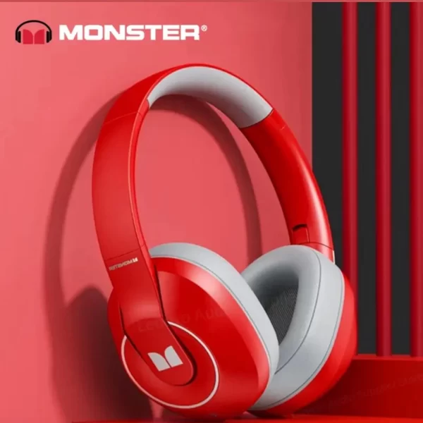 MONSTER XKH01 Bluetooth Kulaklık 5.3 Katlanabilir Kulaklık spor Fone Bluetooth Oyun kulaklıkları