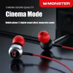 Monster SG10 Kablolu Oyun Kulaklıkları Bluetooth kulaklık HD Ses Düşük Gecikme Gürültü Azaltma Mikrofon ile Kulakiçi Kulaklık