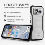 DOOGEE V20 Pro 1000m Yüksek Hassasiyetli Geliştirilmiş Termal Kamera 5G Zırhlı Telefon