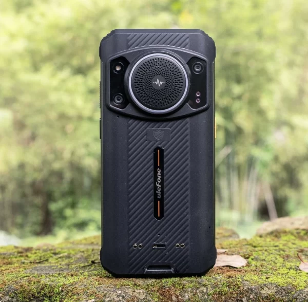 Ulefone Armor 21 Sonsuz Halo RGB Işık Halkası 122dB En Yüksek Hoparlör 9600mAh Pil Gece Görüşü IP68/IP69K