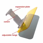 Araba Güneşlik Sürücü Ön cam Uzun Far Işığı, Güneş ve Anti Sis İçin