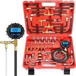 Dijital Yakıt Enjeksiyon Basınç Test Kiti - Benzinli Motor için Yakıt Basınç Göstergesi 0-300 PSI Yakıt Basınç Test Kiti