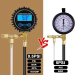 Dijital Yakıt Enjeksiyon Basınç Test Kiti - Benzinli Motor için Yakıt Basınç Göstergesi 0-300 PSI Yakıt Basınç Test Kiti