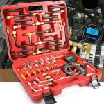 Dijital Yakıt Enjeksiyon Basınç Test Kiti - Benzinli Motor için Yakıt Basınç Göstergesi 0-300 PSI Yakıt Basınç Test Kiti