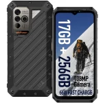 Ulefone Power Armor 19 Rugged Akıllı Telefon Sıcaklık Ölçümü 108MP Ana Kamera, 17GB+256GB MTK Helio G99, 9600mAh Pil 66W Hızlı Şarj
