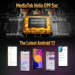Ulefone Power Armor 19 Rugged Akıllı Telefon Sıcaklık Ölçümü 108MP Ana Kamera, 17GB+256GB MTK Helio G99, 9600mAh Pil 66W Hızlı Şarj