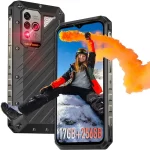 Ulefone Power Armor 19 Rugged Akıllı Telefon Sıcaklık Ölçümü 108MP Ana Kamera, 17GB+256GB MTK Helio G99, 9600mAh Pil 66W Hızlı Şarj