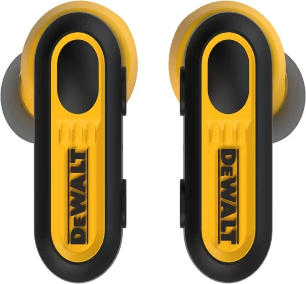 DEWALT Pro-X1 Gerçek Kablosuz Bluetooth Kulaklıklar Dış Mekan Çalışmaları için Premium Ses Kalitesi