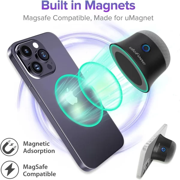 Ulefone uMagnet Sound Duo Ulefone Manyetik Hoparlör Bluetooth Hoparlör Desteği