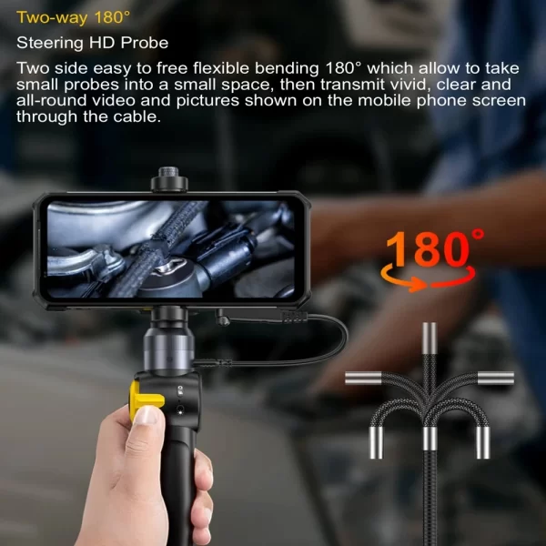 Ulefone uSmart E03 İki Yönlü 180º Dönebilen Endoskop Kamera