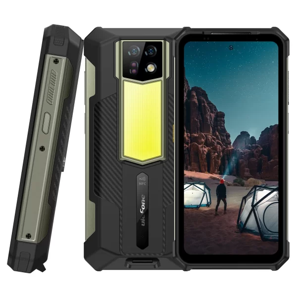 Ulefone Armor 24 22000mAh Mega Batarya Kamp Işığı, 24GB RAM +256GB ROM, 6.78 İnch Gece Görüş Kamerası