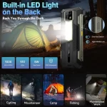 Ulefone Armor 24 22000mAh Mega Batarya Kamp Işığı, 24GB RAM +256GB ROM, 6.78 İnch Gece Görüş Kamerası