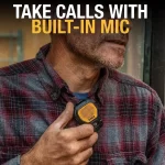 DEWALT-190 1148 DW2 Giyilebilir Bluetooth Hoparlör — Manyetik Klipsli Kablosuz Şantiye Pro Suya Dayanıklı