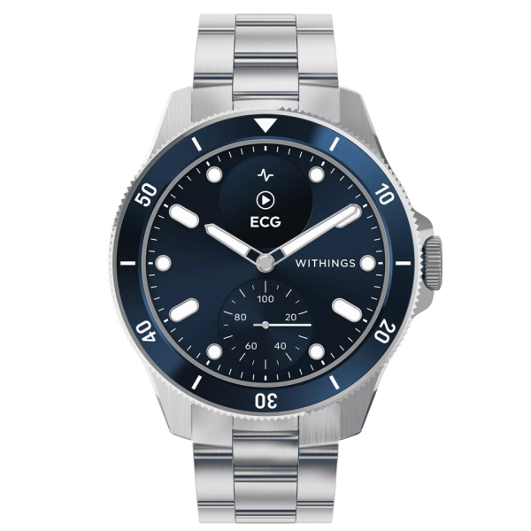 Withings ScanWatch Nova Klasik Dalgıç Tasarıma Sahip Sınıfının En iyisi Hibrit Akıllı Saat