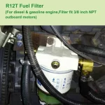 Yakıt Su Ayırıcı Mikron Filtre Dıştan Takma Motorlar için Uygundur