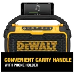DEWALT DCR010 20V MAX Bluetooth Hoparlör Şantiyeler için Dayanıklı Hoparlör