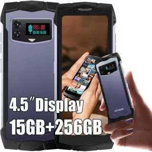 DOOGEE Smini mini Rugged Smartphone 15GB+256GB/ 2TB TF ve amp; Helio G99 İşlemci