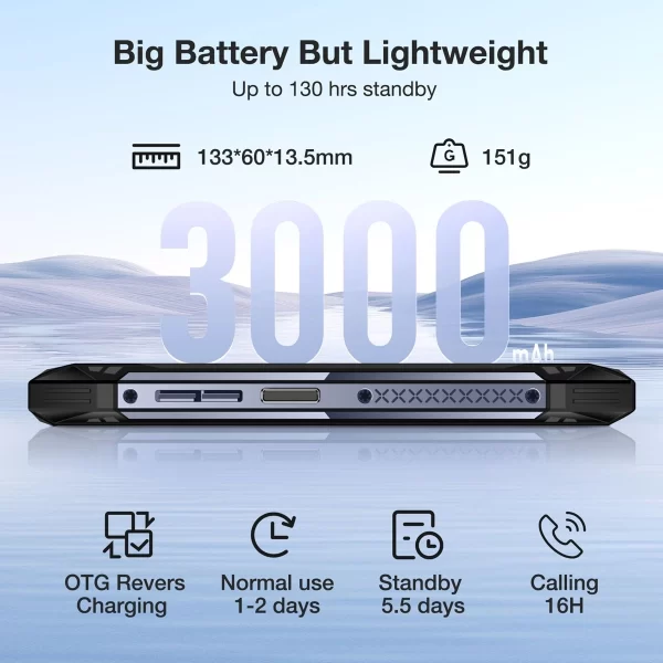 DOOGEE Smini mini Rugged Smartphone 15GB+256GB/ 2TB TF ve amp; Helio G99 İşlemci