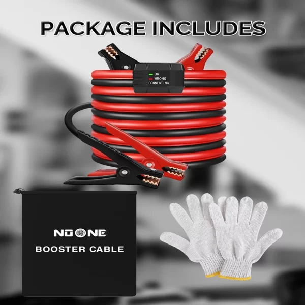 Koruyuculu Profesyonel Takviye Kabloları 6 Ölçer 4 Metre 6AWG
