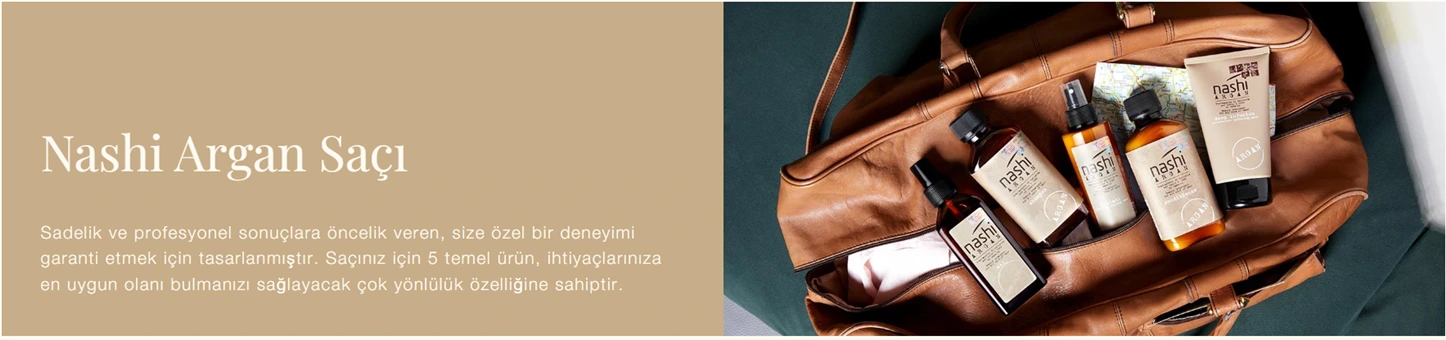 Nashi Argan Şampuan Tüm saç tiplerine uygun