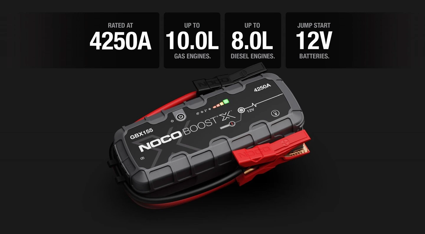 NOCO Boost X GBX155 4250A 12V UltraSafe Taşınabilir Lityum Takviye Başlatıcı
