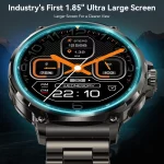 Amaztim Power Akıllı Saat 1.85 inç HD Ultra Geniş Ekran Uzun Süreli Ekstra Uzun Pil Bluetooth Çağrısı