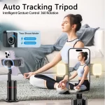 Yapay Zeka Hareket Kontrolüne Sahip Otomatik Yüz Takip Telefon Tutucu