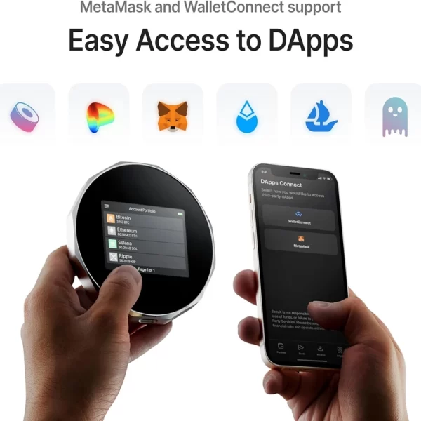 Bluetooth ve NFT Desteği ile En Güvenli Kripto Donanım Cüzdanı