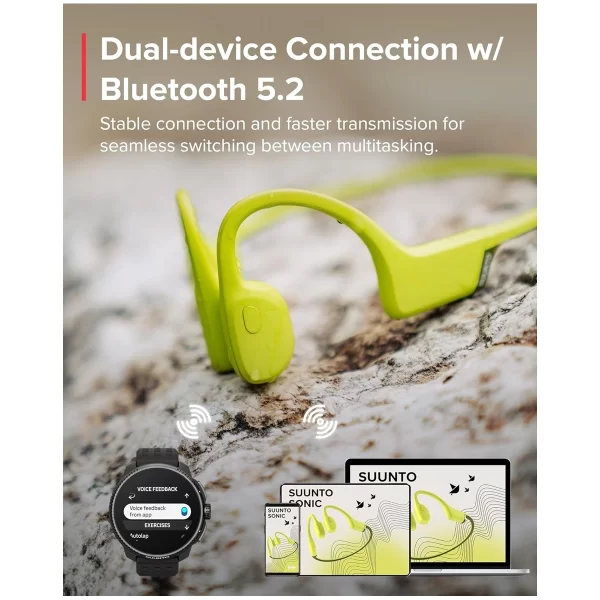 SUUNTO Sonic Gelişmiş Bas ve Çok Noktalı Bağlantı ile Bluetooth Kablosuz Kulaklık