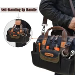 Kanvas 30 Cepli 14 İnç Mumlu Kanvas alet çantaları Ağır Hizmet tipi