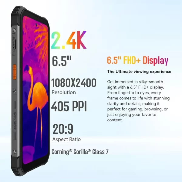 Blackview BV8900 Termal Kameralı Sağlam Telefon Termal - 4× Space Zoom