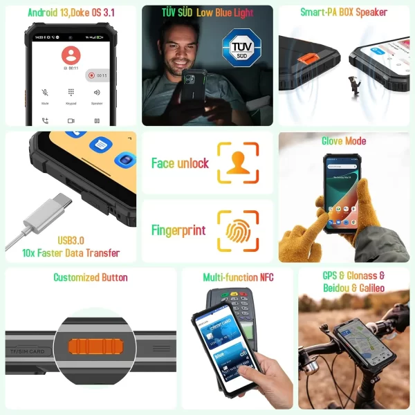 Blackview BV8900 Termal Kameralı Sağlam Telefon Termal - 4× Space Zoom