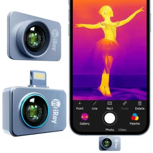 İnfiRay P2 Pro Termal Kamera, Manyetik Makro Lensli Termal Görüntüleme Cihazı
