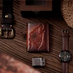 Erkekler İçin El Yapımı Kişiselleştirilmiş Cüzdan Rfid NFC Güvenlik Engelleme Özellikli